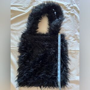 Fuzzy Goth Bag